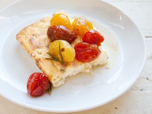 Baked Ricotta with Maple-Roasted Tomatoes Recipe