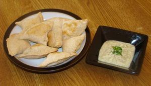 Baked samosas