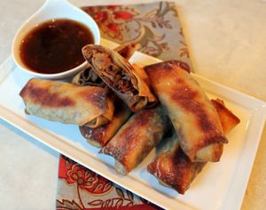 Baked Vegetarian Egg Rolls