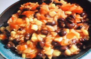 BARBECUE RICE AND BEANS