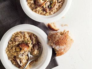Barley Risotto with Wild Mushrooms
