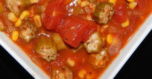 Bayy's Vegan Stewed Okra