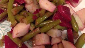 Beet, Bean and Apple Salad