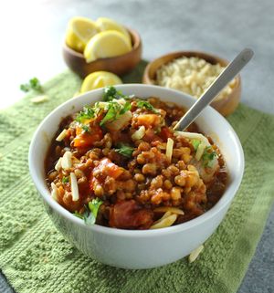 30-Minute Spicy Vegetarian Lentil Stew recipes