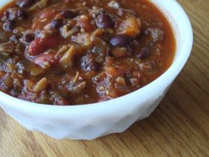 “Meaty†Vegetarian Chili