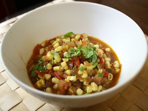 Angrezi Bhutta (Corn and Tomato Curry) Recipe