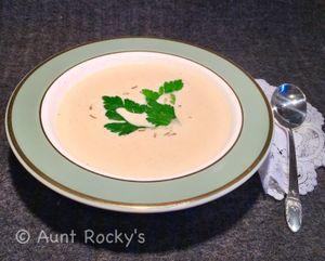 Aunt Rocky’s Savory Cream of Celery Soup
