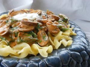 [Portobello] Mushroom Stroganoff