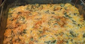 Baked Apple and Kale Casserole